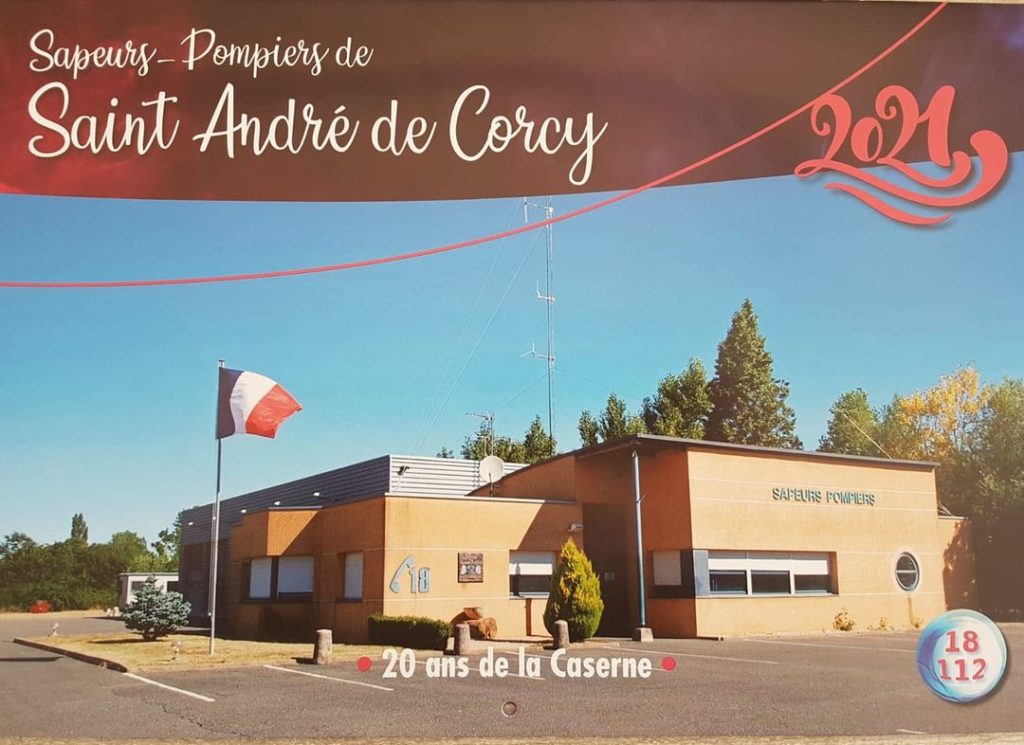 Calendrier des pompiers 2021 – Saint-André-de-Corcy