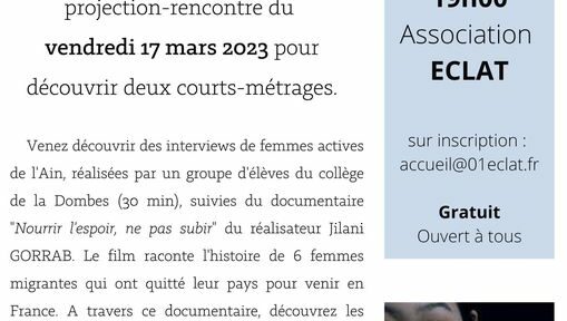👩 ECLAT : projection-rencontre