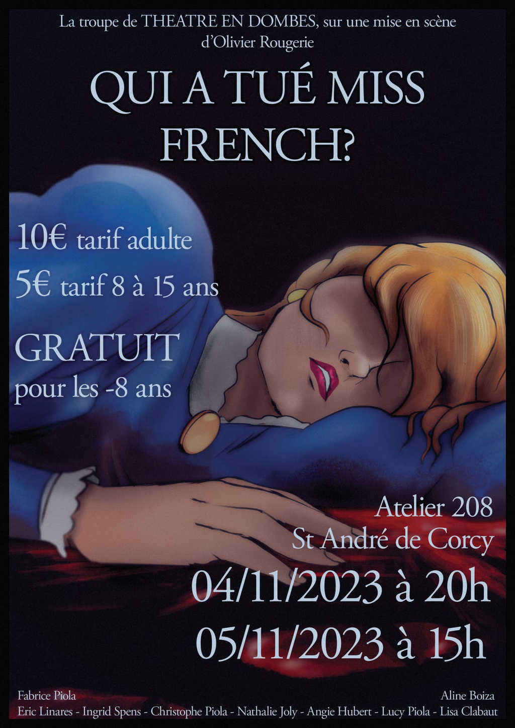 🎭 Théâtre : Qui a tué Miss French ?