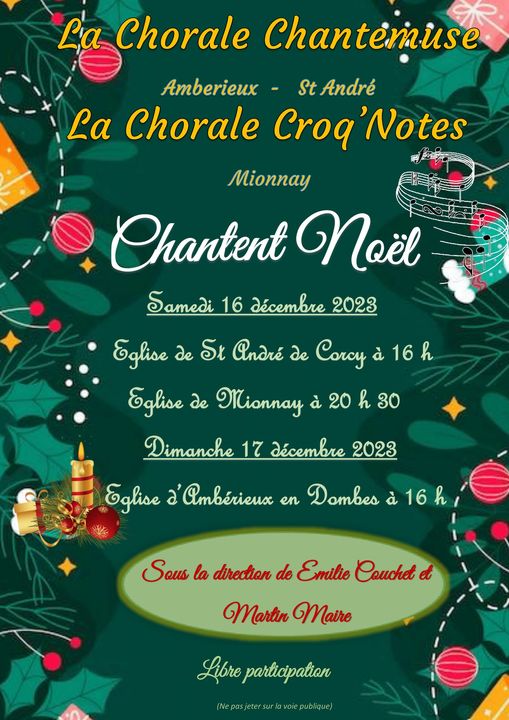 ☃️ Chantemuse et Croq'Notes chantent Noël
