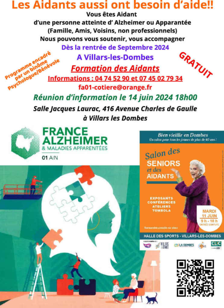 👩‍⚕️ France Alzheimer : formation des aidants