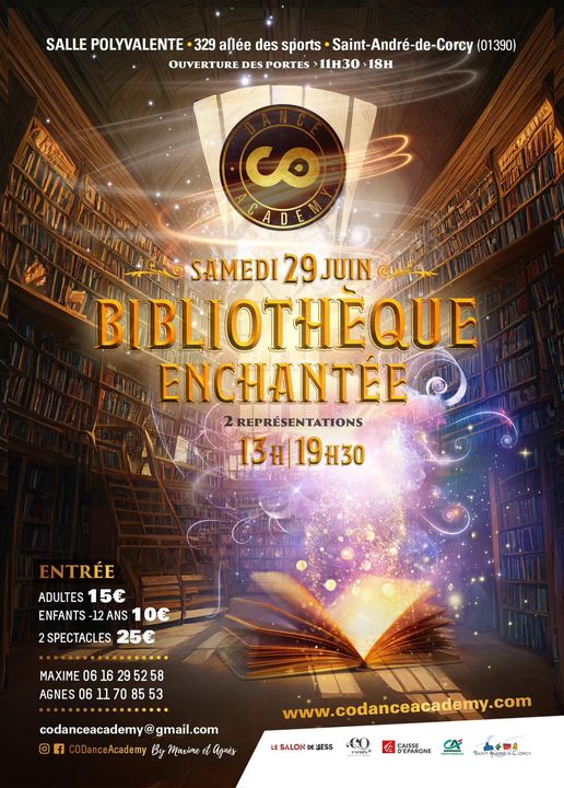 💃 Gala de CoDance : « Bibliothèque enchantée »