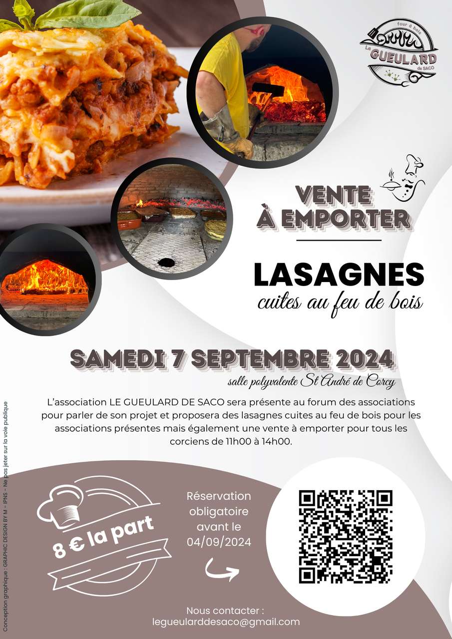 🍴 Le Gueulard : lasagnes cuites au feu de bois