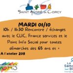 🟦 Échange avec CLIC, France service et Point Info Social