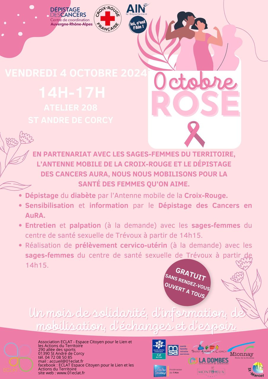 🩷 Octobre Rose : après-midi dépistage