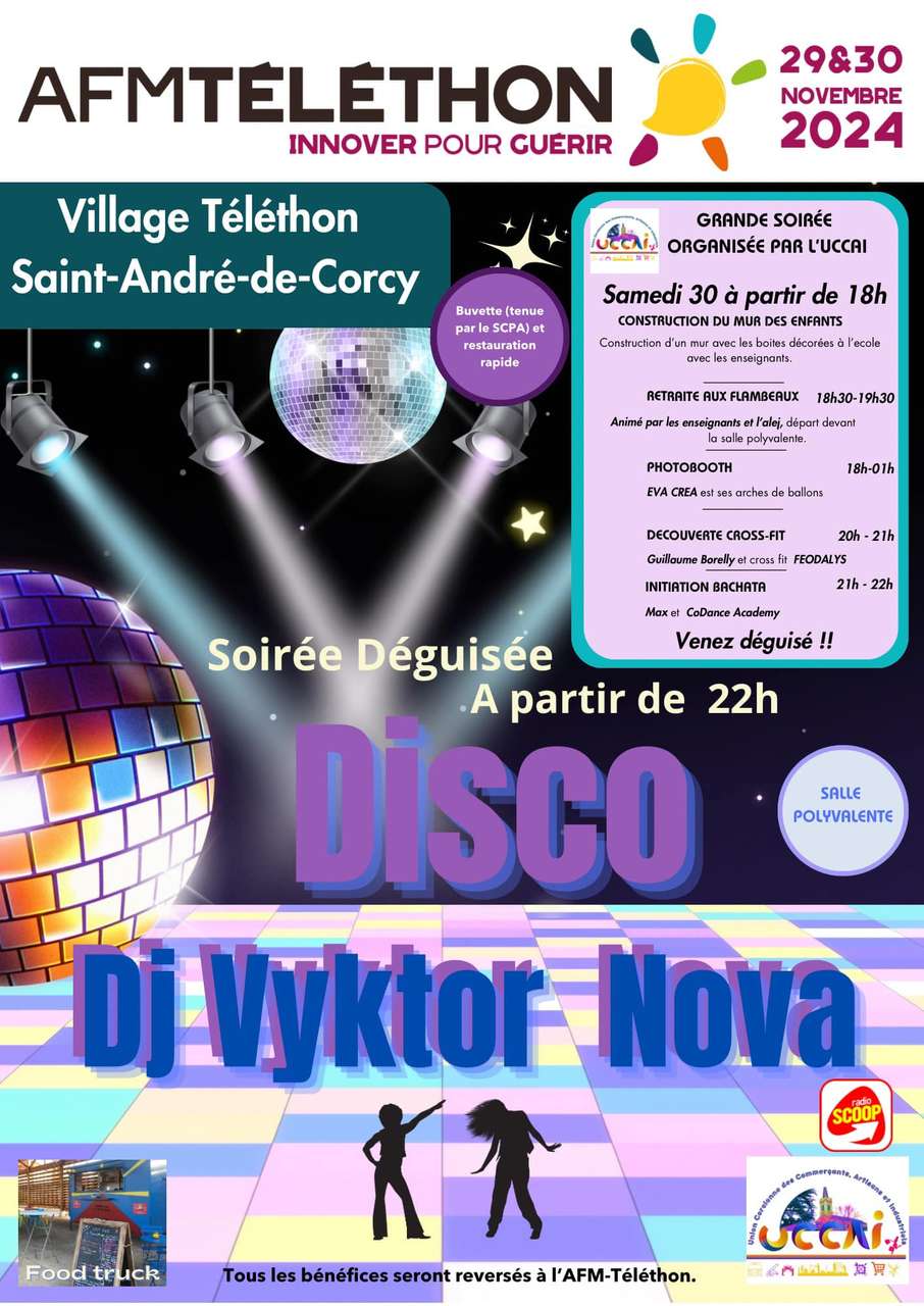 🪩 Téléthon : soirée disco UCCAI