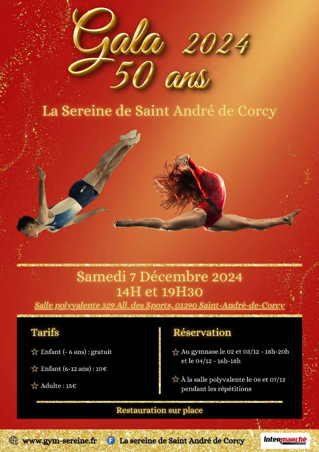 🤸‍♂️ Gala de la Sereine : 50 ans 🎂 !