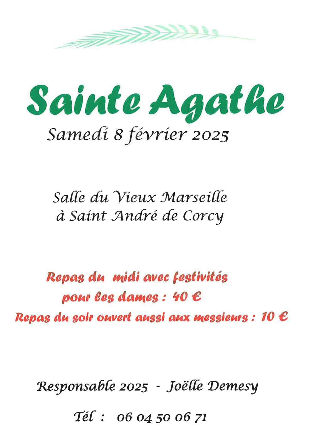 Sainte Agathe