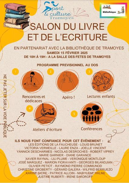 📚 Salon du livre et de l'écriture (Tramoyes)