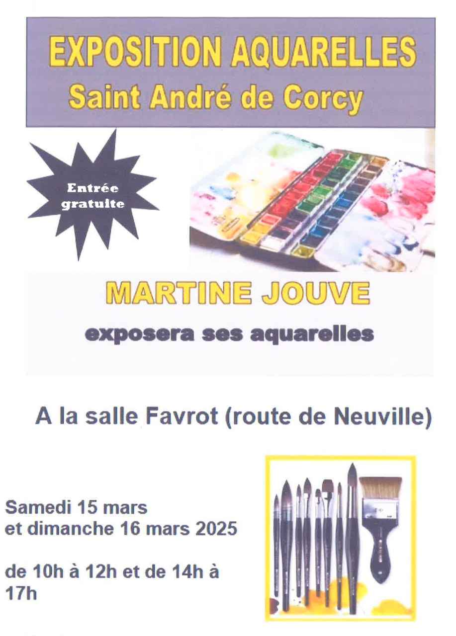 🖌️ Exposition d'aquarelles