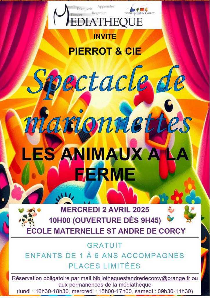 🎎 Médiathèque : spectacle de marionnettes