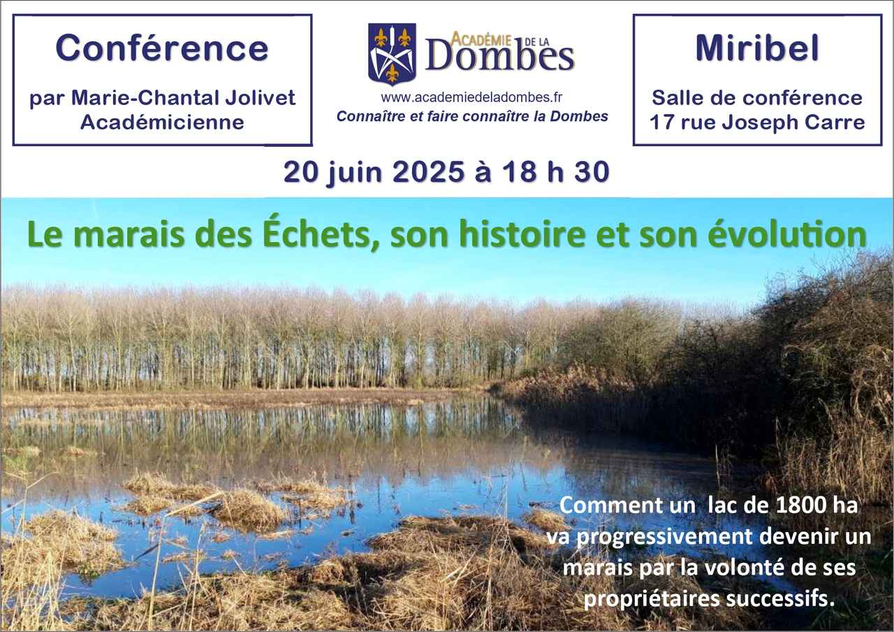 🐟 Conférence sur le marais des Échets