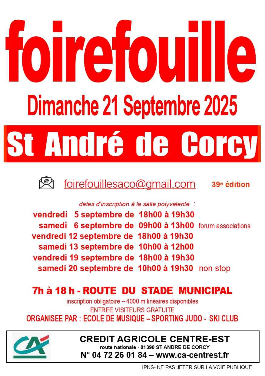 🛍️ Foirefouille 2025