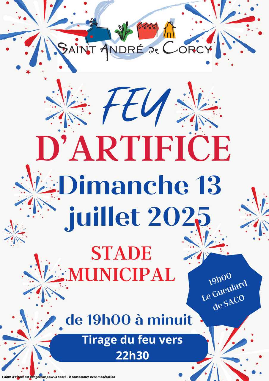 🎆 Feu d'artifice à Saint-André-de-Corcy