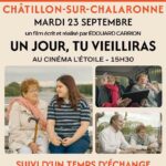 Ciné-échanges : Un jour, tu vieilliras