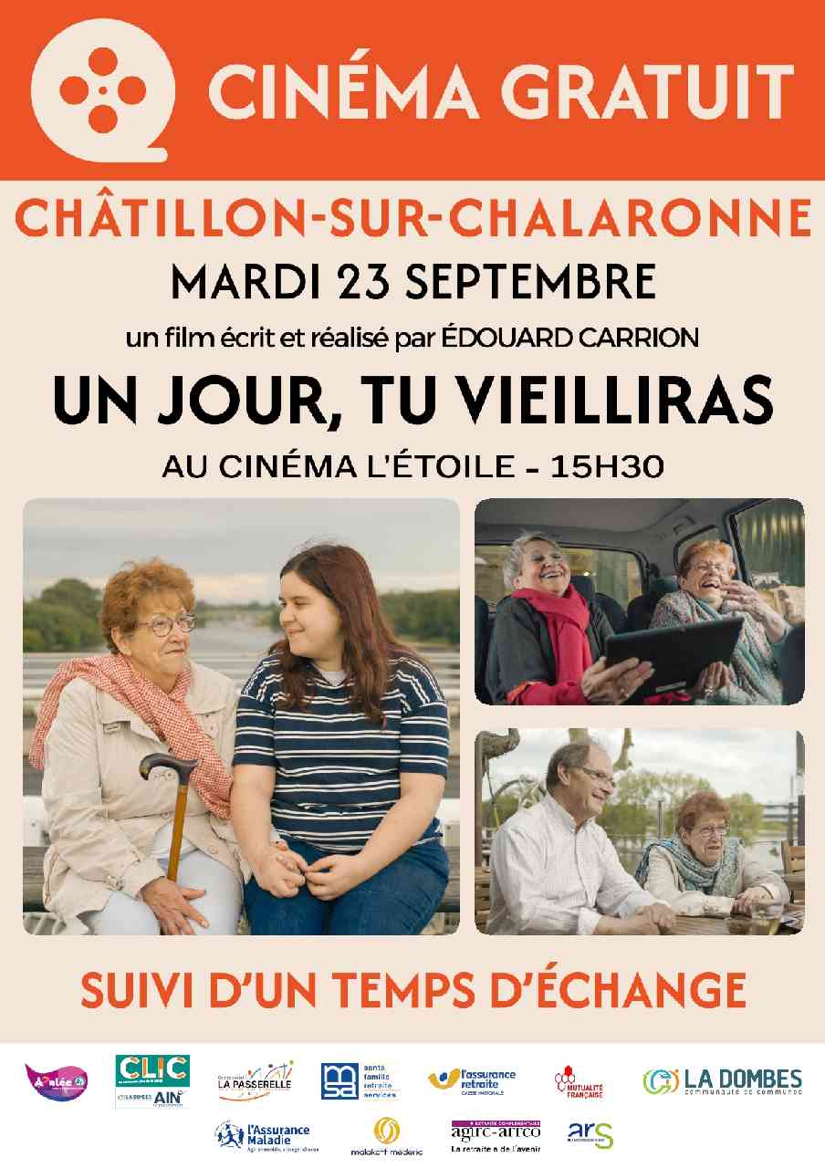 Ciné-échanges : Un jour, tu vieilliras