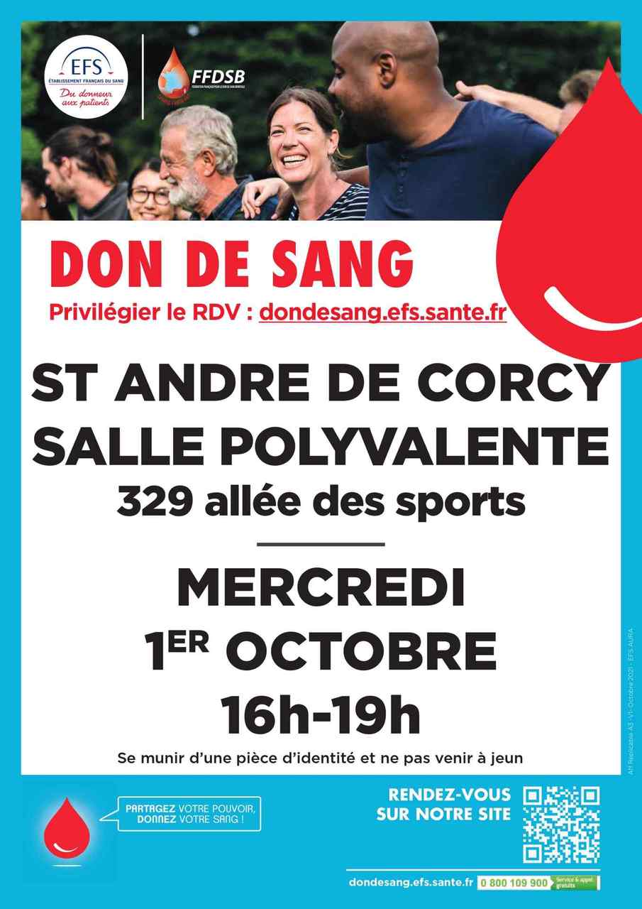 🩸 Don de sang