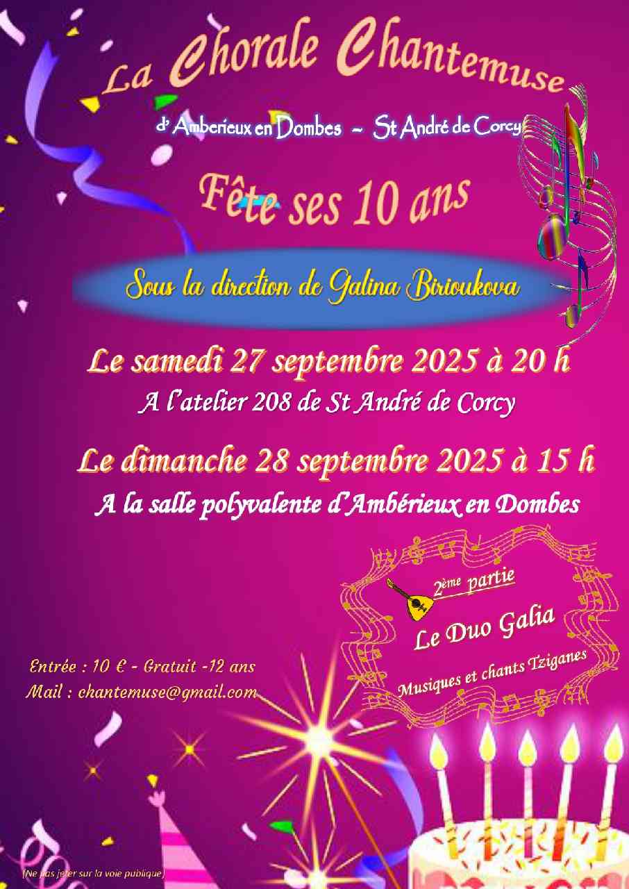 Chantemuse fête ses 10 ans