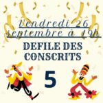 🎩 Défilé des conscrits de la 5