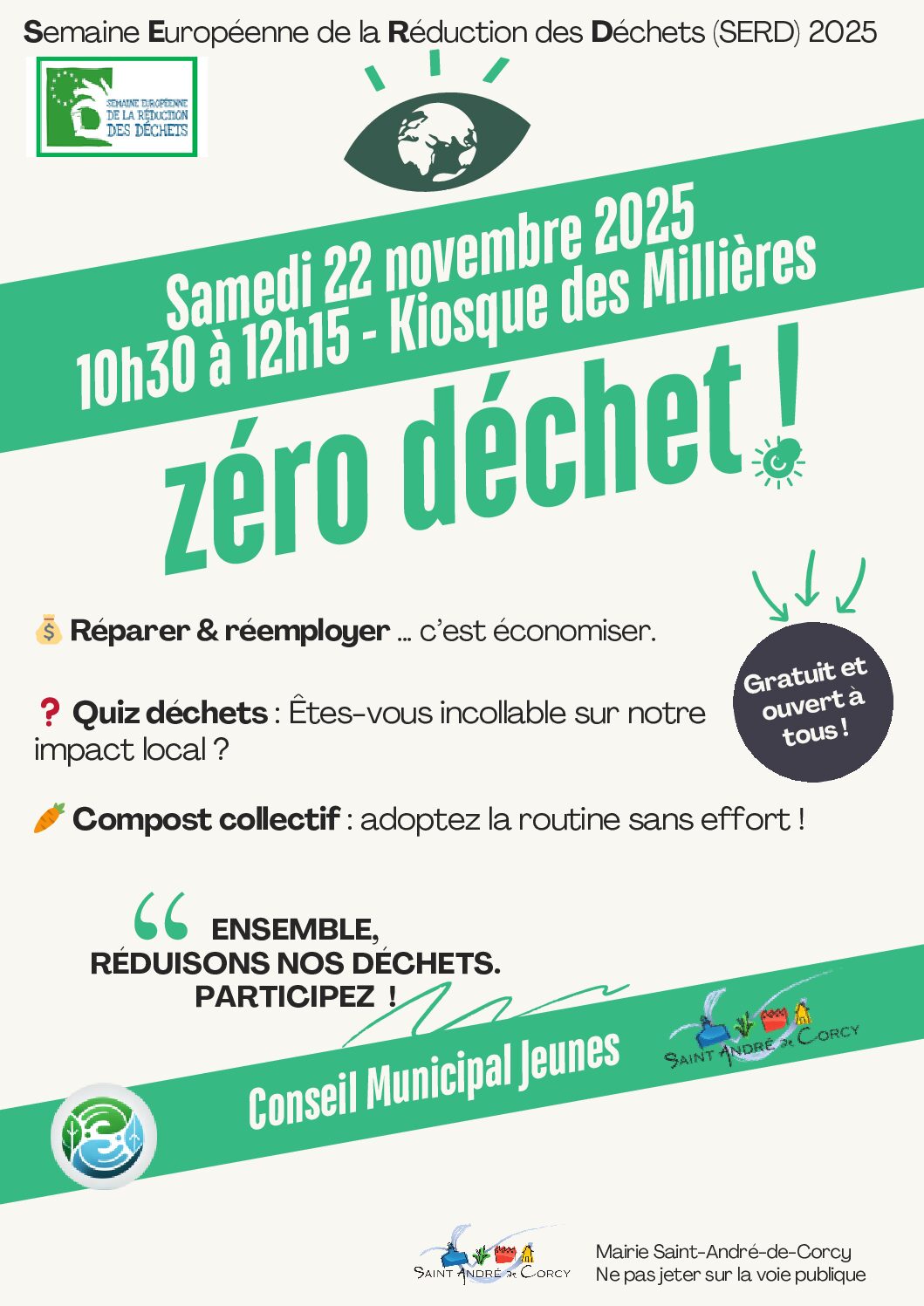 Semaine Européenne de la Réduction des Déchets 2025