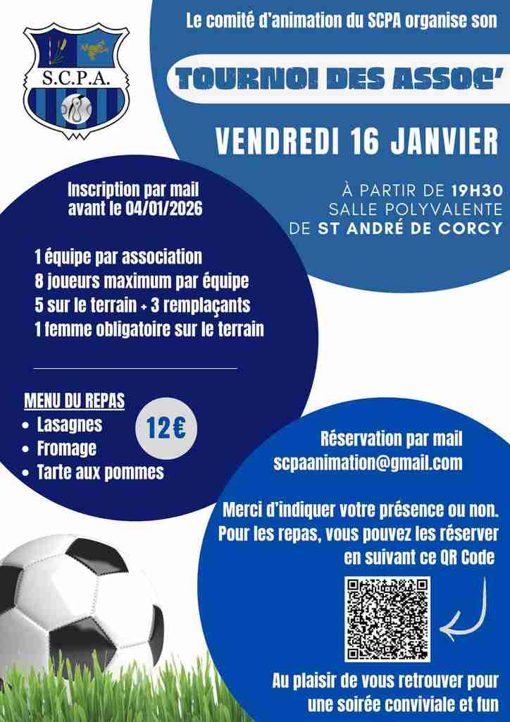 ⚽ Foot : tournoi des assoc'