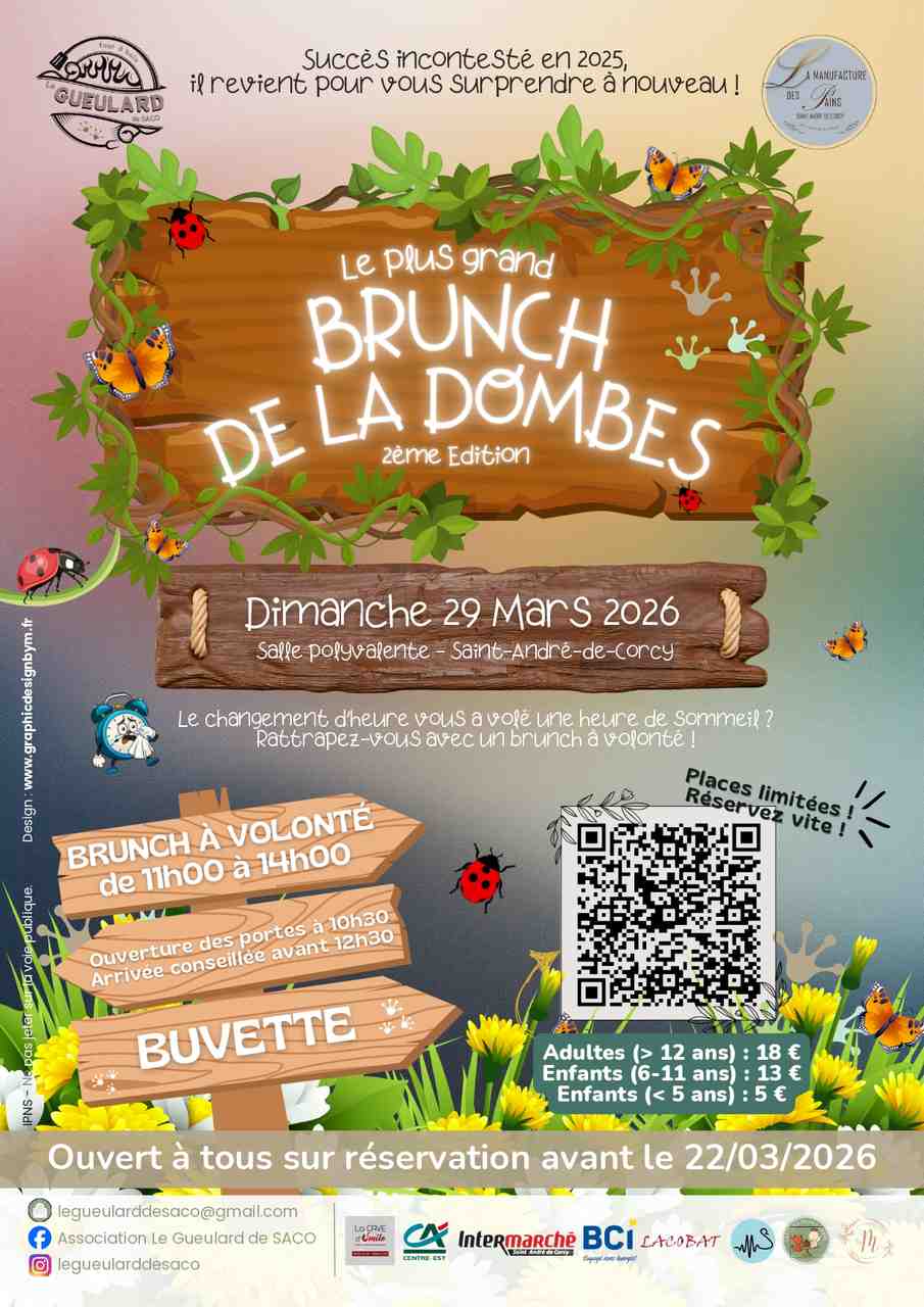 🥖 Le Gueulard de SACO : plus grand brunch de la Dombes