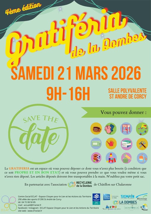 🔁 Gratiféria de la Dombes 2026