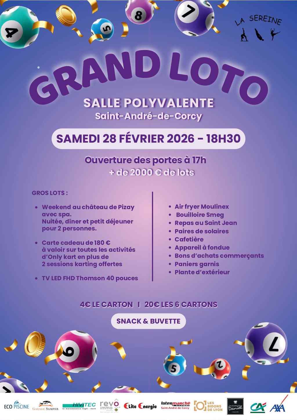 🎱 Loto de la Sereine