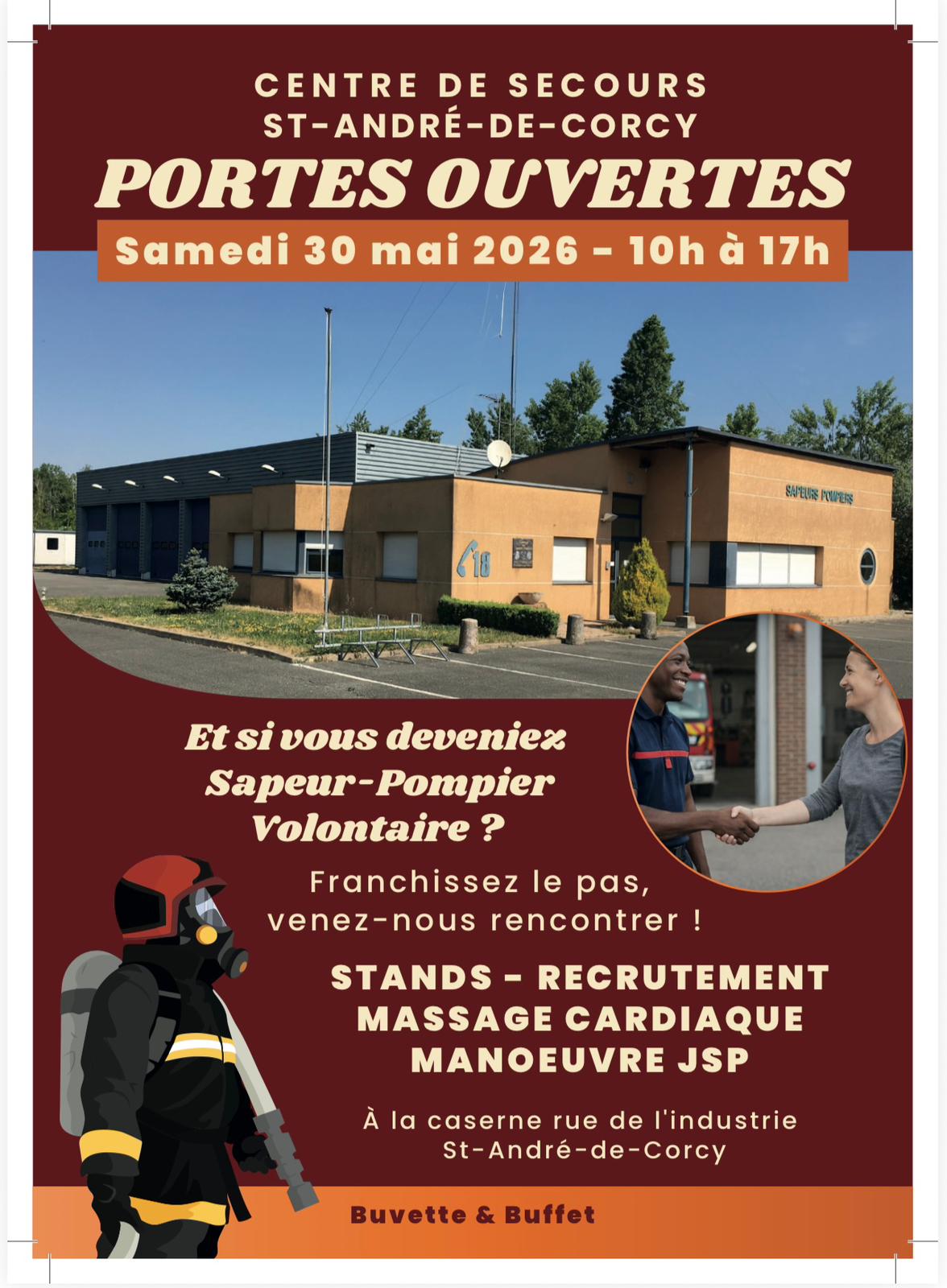 🚒 PORTES OUVERTES – CASERNE DES POMPIERS 🚒