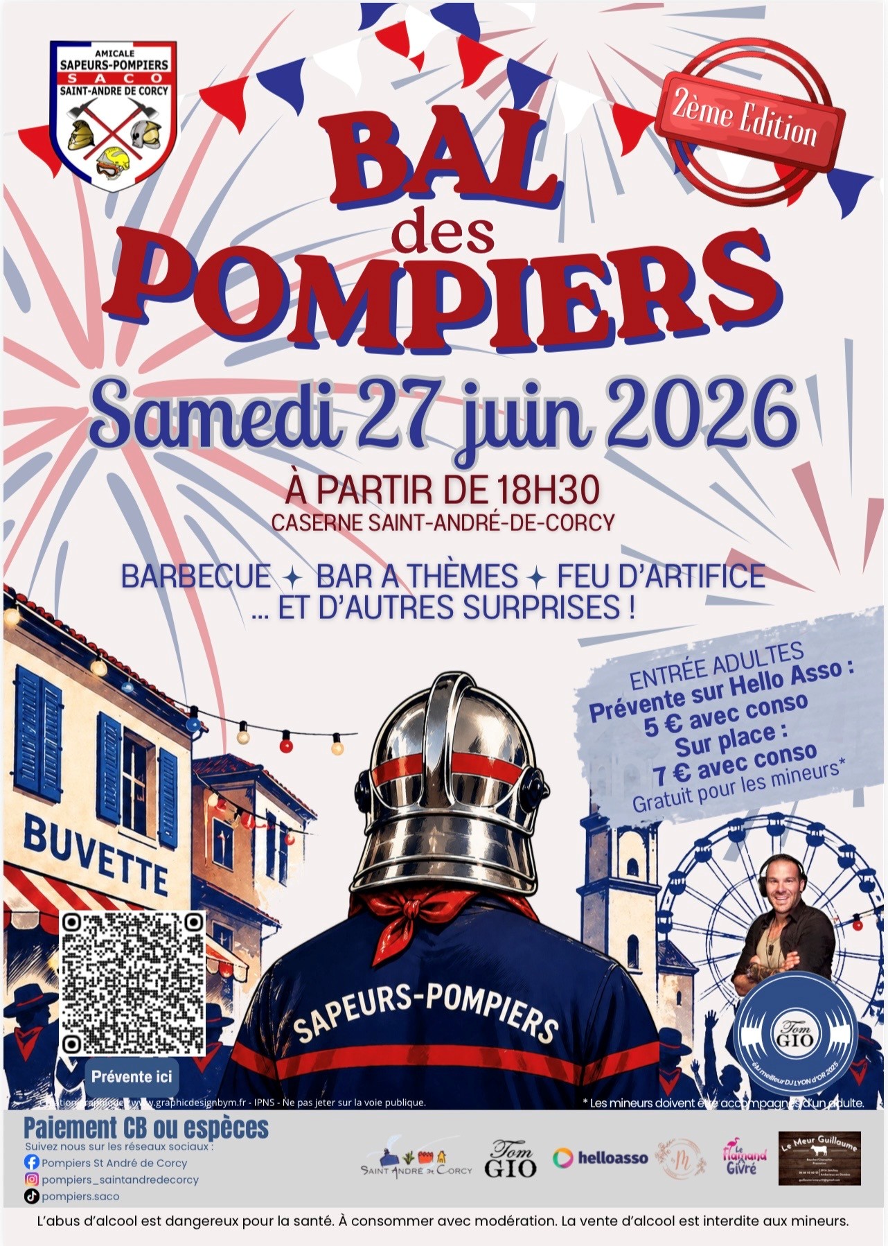 🚒🎉Bal des pompiers🚒🎉