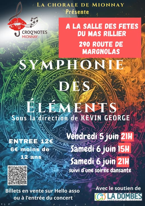 Spectacle : Chorale de Mionnay « Les Croq’notes »