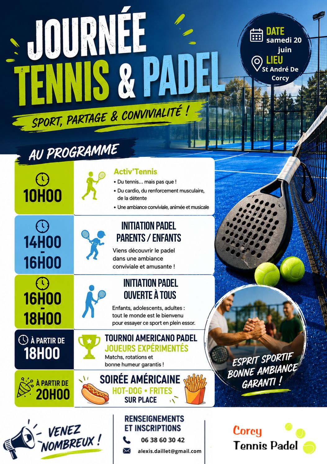 🎾 JOURNÉE TENNIS & PADEL 🎾