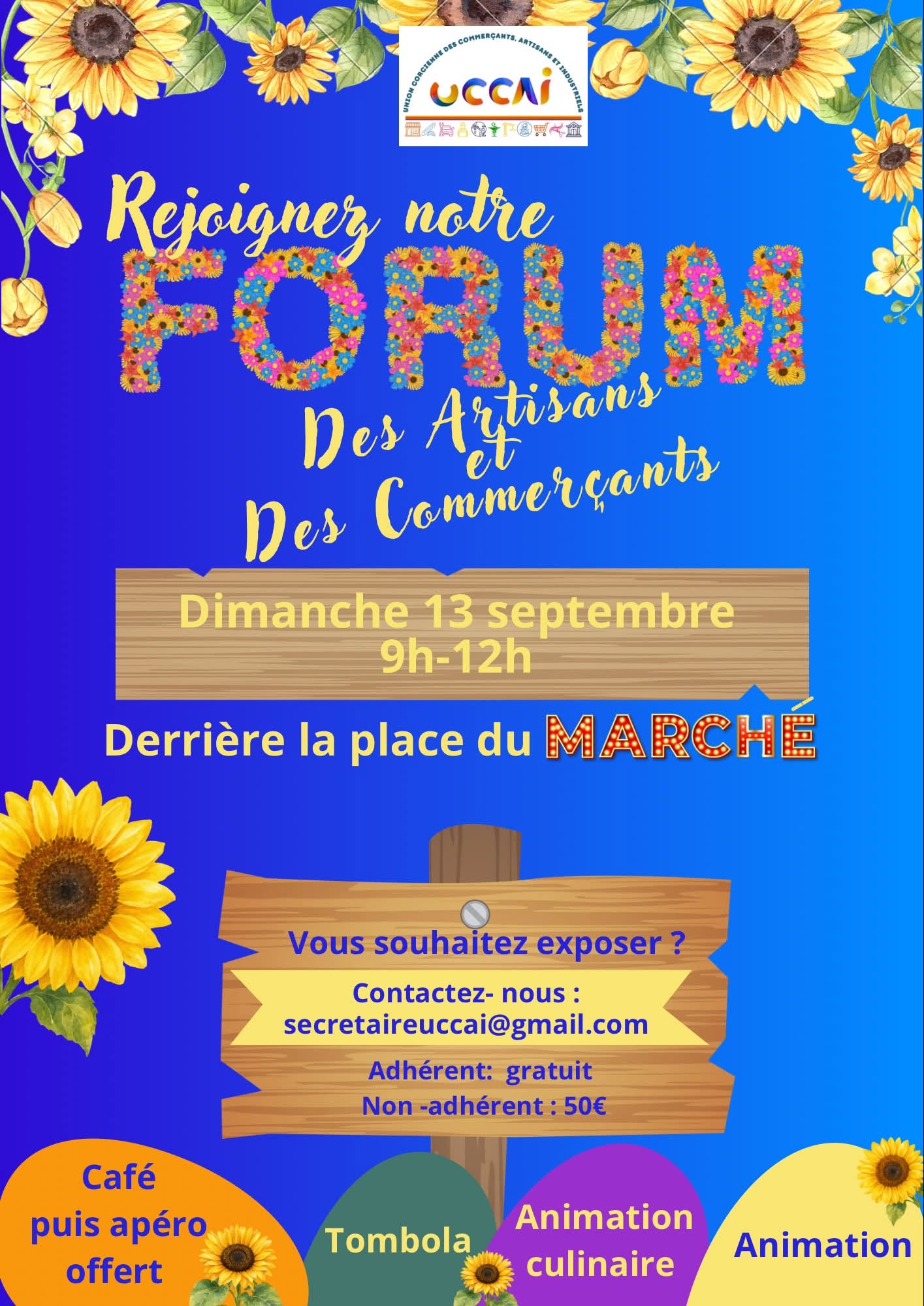 📢 Forum de l’UCCAÏ – Artisans et Commerçants