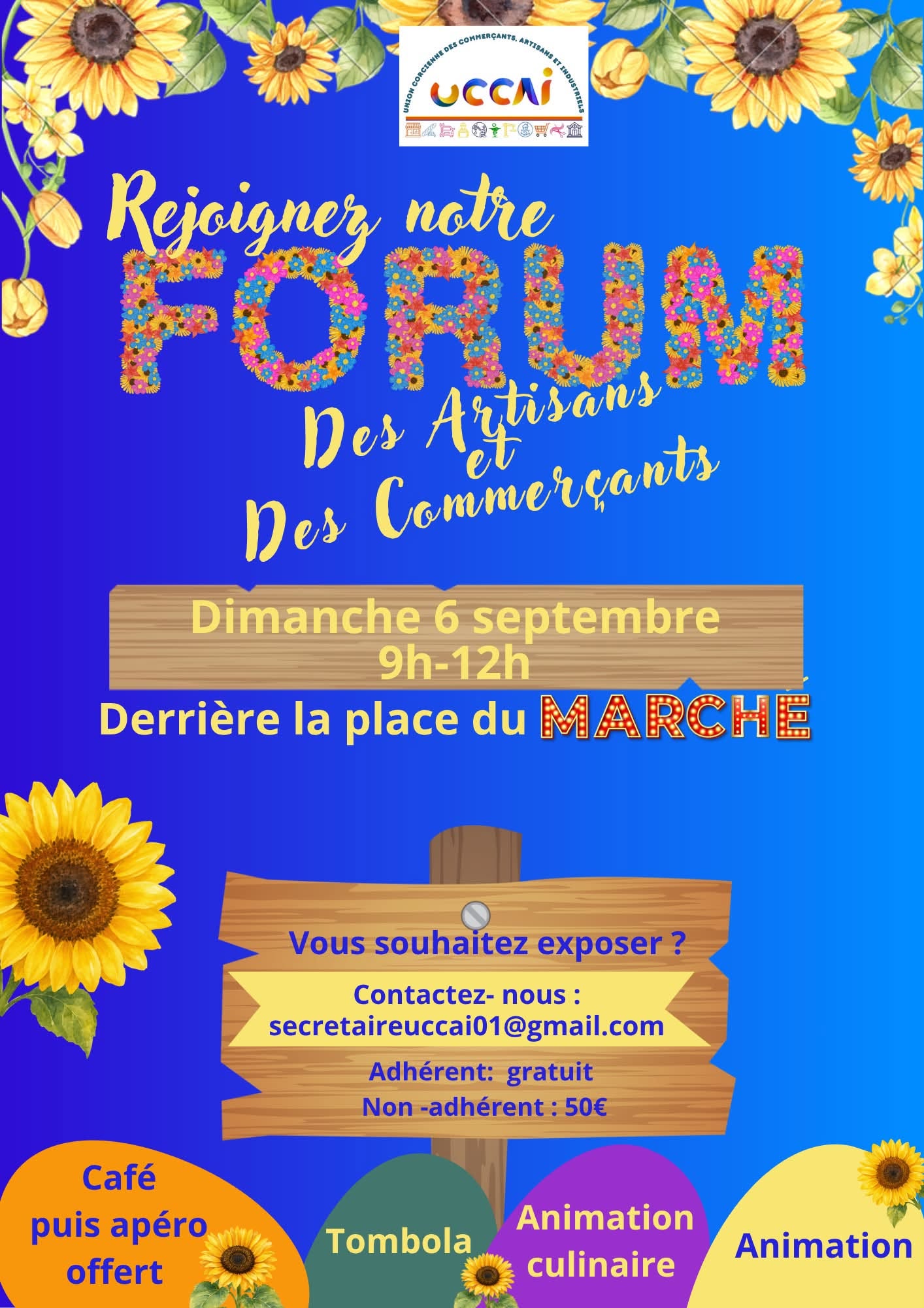 📢 Forum de l’UCCAÏ – Artisans et Commerçants