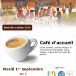 Rentrée scolaire : Café d'accueil