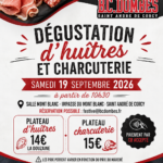 🦪 DÉGUSTATION D’HUÎTRES & CHARCUTERIE 🥓