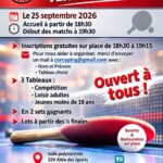 🏓 TOURNOI DÉCOUVERTE DE TENNIS DE TABLE