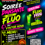 🏀🎉 SOIRÉE DANSANTE FLUO – BC DOMBES 🎉🪩